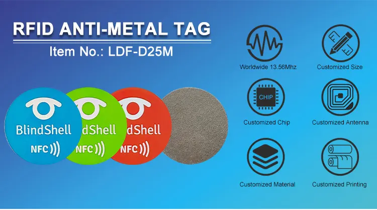 LDF D25M Anti metal tag 1