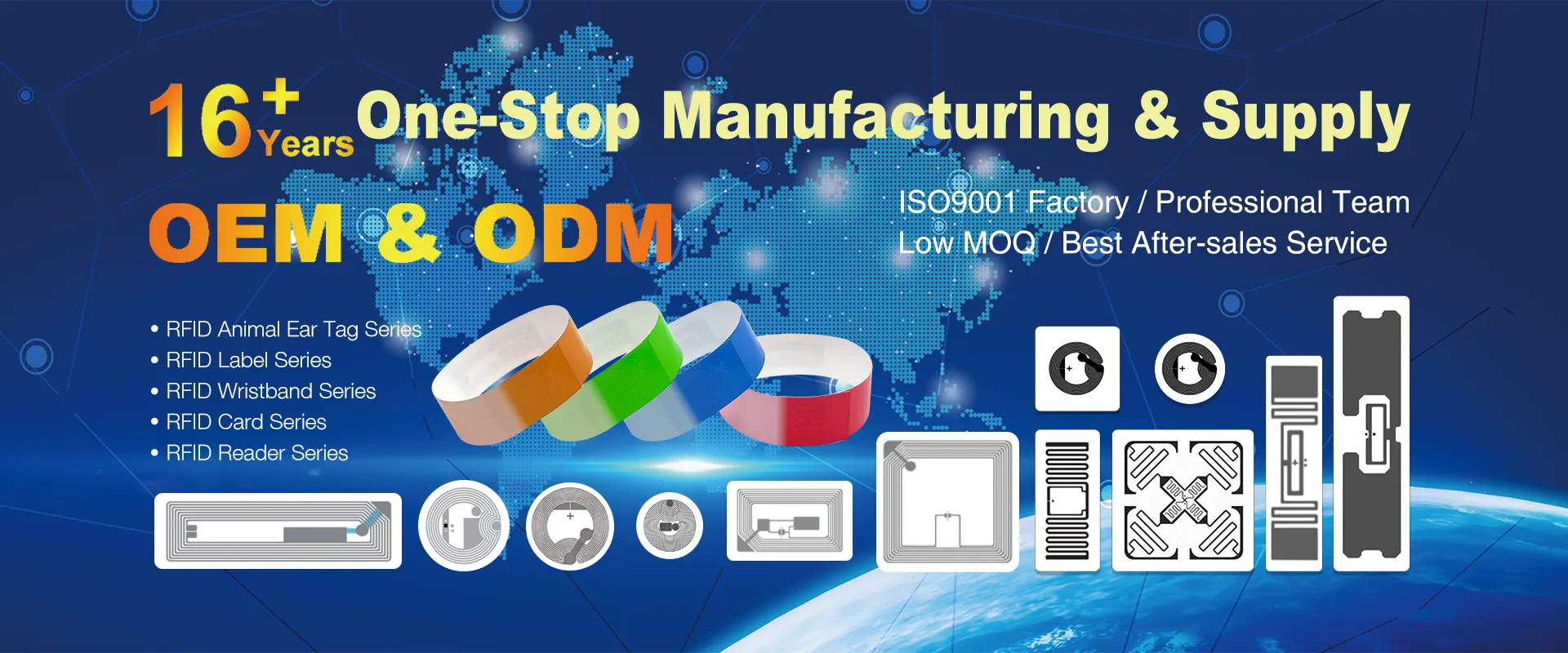 One-Stop RFID Manufacturing & Levere